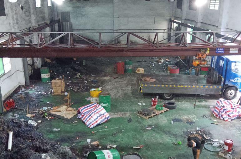 低价厂房出租单一层独院出租7.5米高度750平方带办公室水电