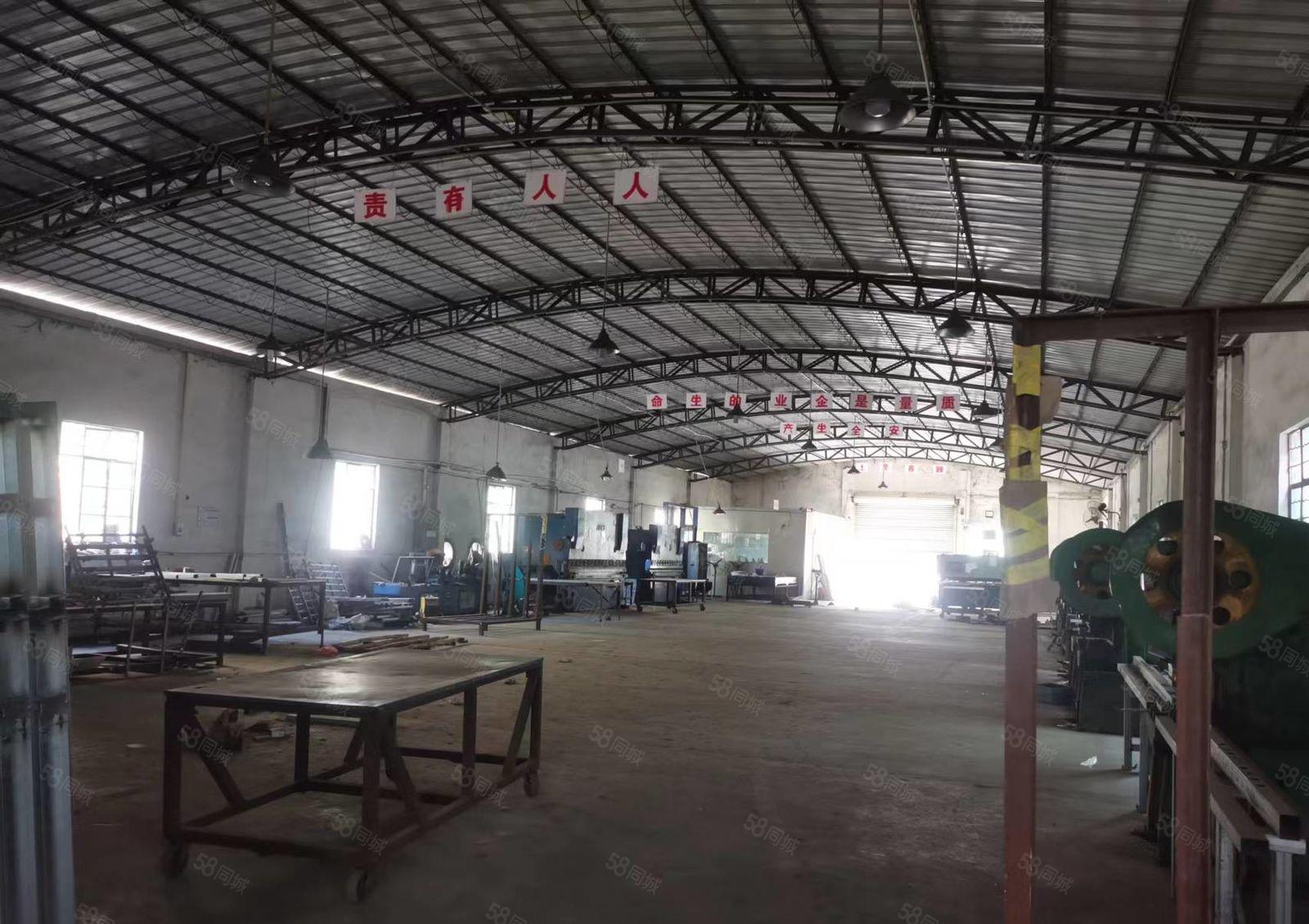 常平上坑单一层钢构独院厂房出租低价滴水8米2500平方无居民