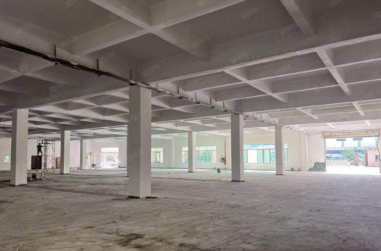 厚街莞太路旁全新一楼2000平标准厂房出租 带红本带消防喷淋