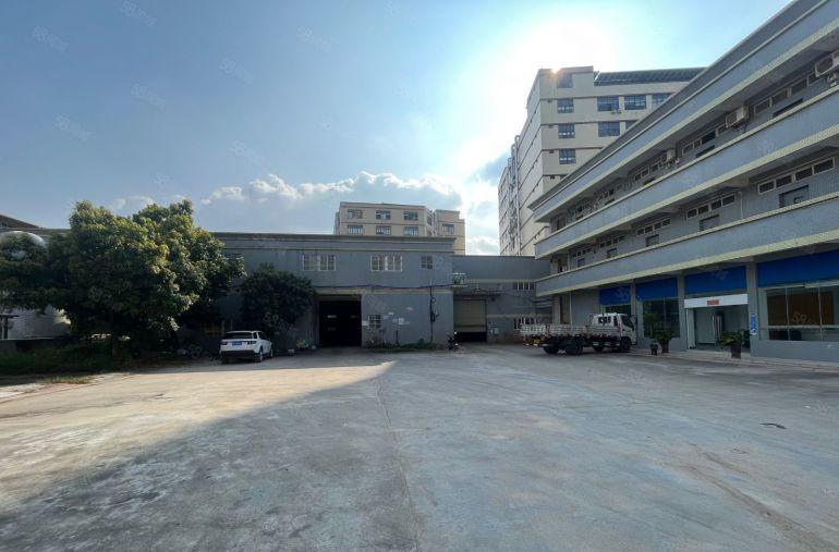 寮步镇独院厂房出租，原房东单一层带行车小独院低价出租工业用地