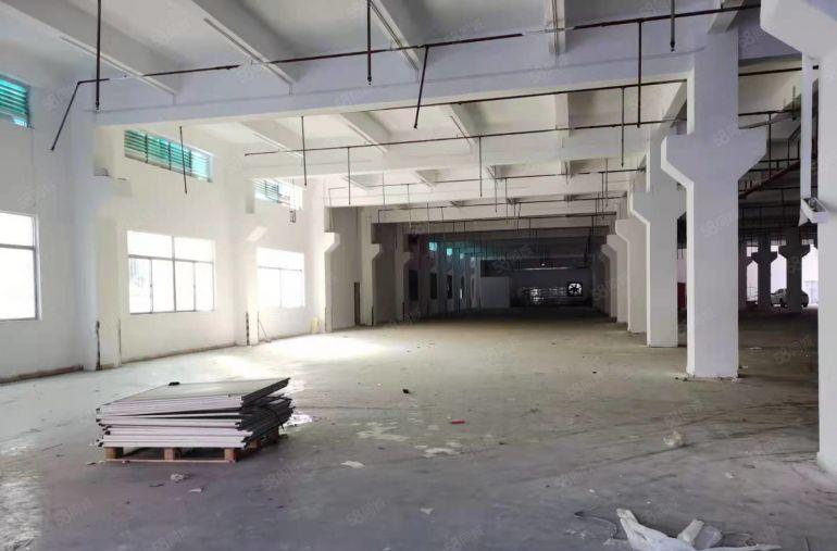 凤岗一楼6.5米高3000平带牛角空地大厂房仓库低价出租