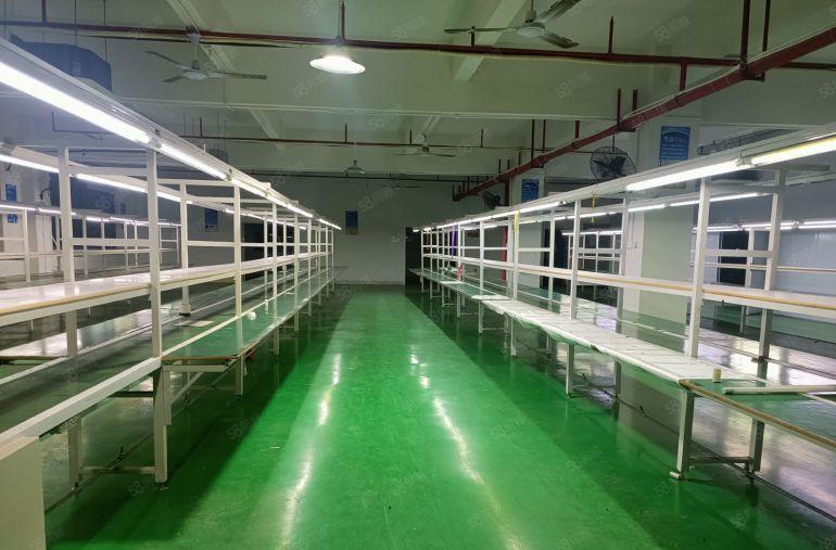 黄江梅塘新出3楼1500平，现成办公室水电到车间，价格便宜，