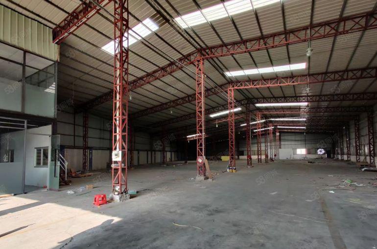 大岭山独院钢构单一层2880平厂房出租，现成阁楼办公滴水7米