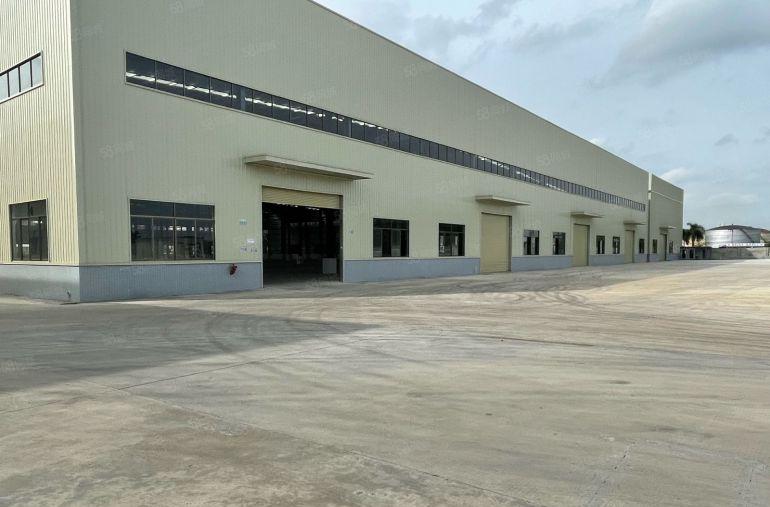 中堂（独门独院）全新15米高重工业厂房4920平方出租。