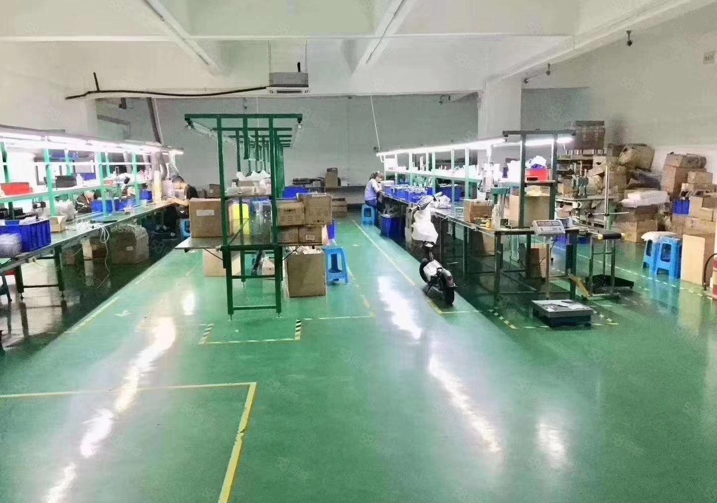 福永和平新出楼上整层1200平米带装修厂房出租