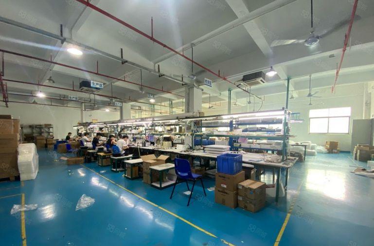 24元西乡地铁口楼上1000平精装修厂房出租仓库出租大小分租