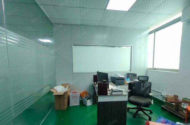 西乡鹤州高速出口带红本房东直租厂房600平精装修实用率高！