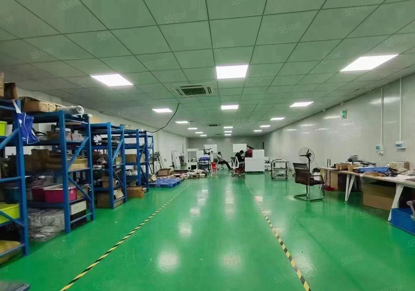 福永白石厦国道旁1000平原房东精装修厂房出租大小可分形象好