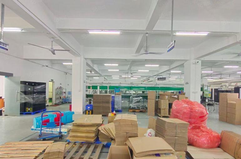 西乡固戍原房东直租，带装修独立半层908平厂房出租，使用率高