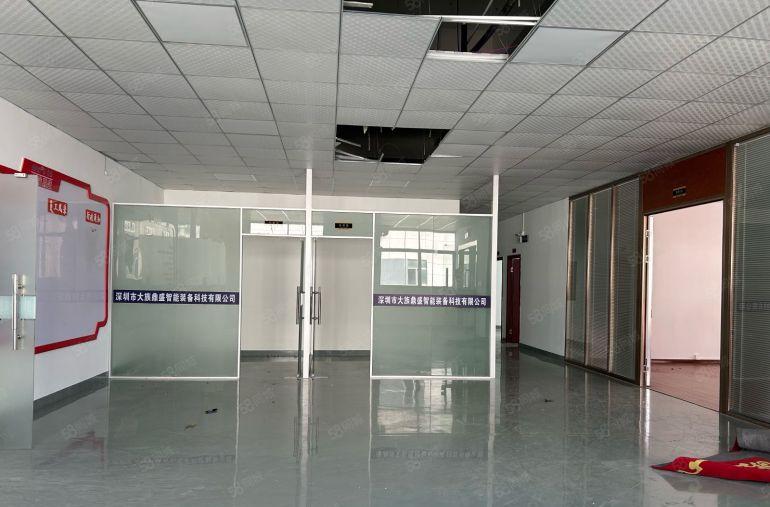 光明楼上500平精装修无尘车间仓库原房东厂房低价出租一楼