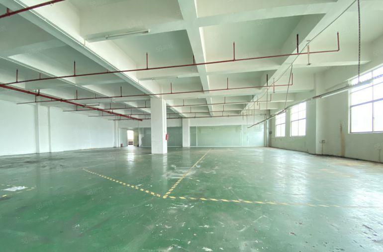 松岗朗下第三工业区楼上800平方带精装修前台办公室地坪漆出租