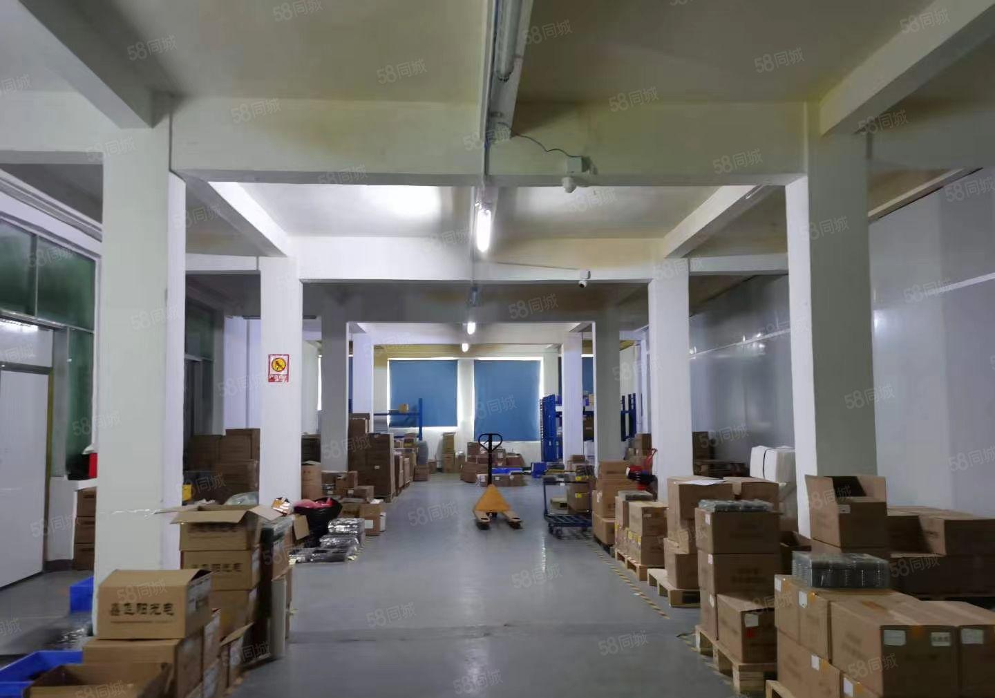 西乡九围大型工业区楼上1600平精装修厂房出租可分租无转让费