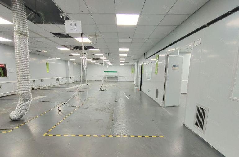 西乡固戍1250平精装修结净车间厂房出租，拎包生产，无转让费