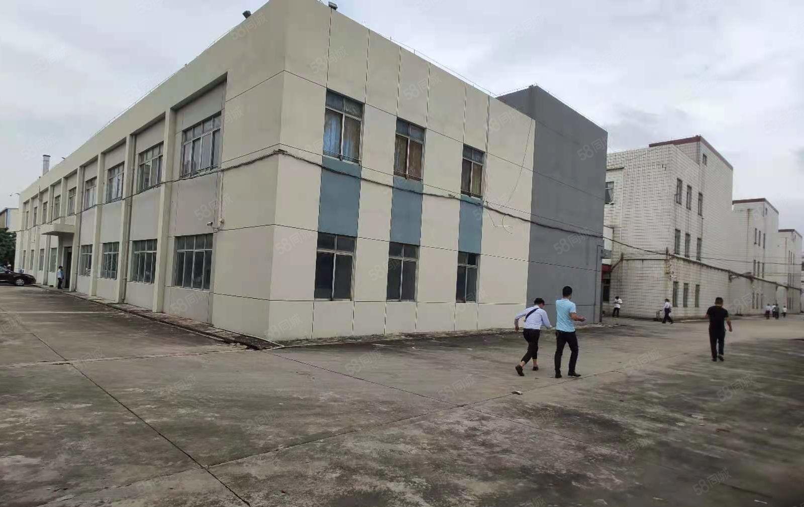 松岗罗田双高速出口附近一手房东红本独院厂房4万平大小分租