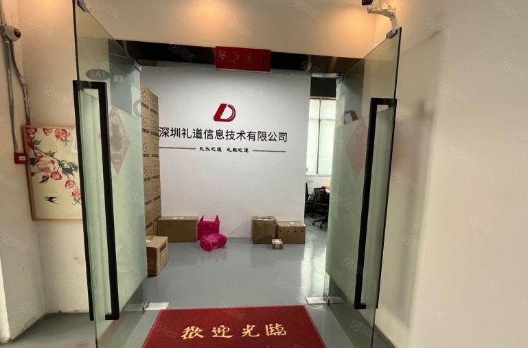 沙井后亭地铁口400平带装修低价厂房仓库出租可分组