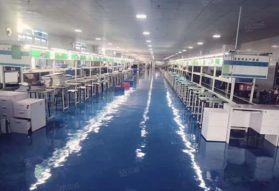 西乡铁岗独院原房东2300平精装修全新地坪漆空地大水电到位