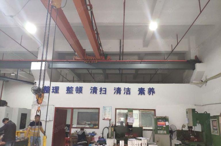 沙井芙蓉工业区1200平米6米高带航车带装修厂房低价出租