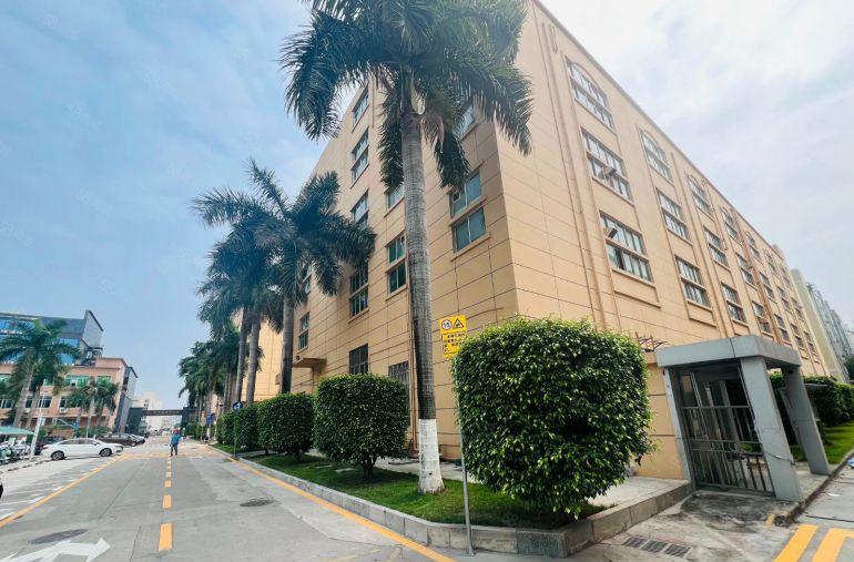 宝安沙井松福大道原房东10000平可分租独门独院红本厂房6米