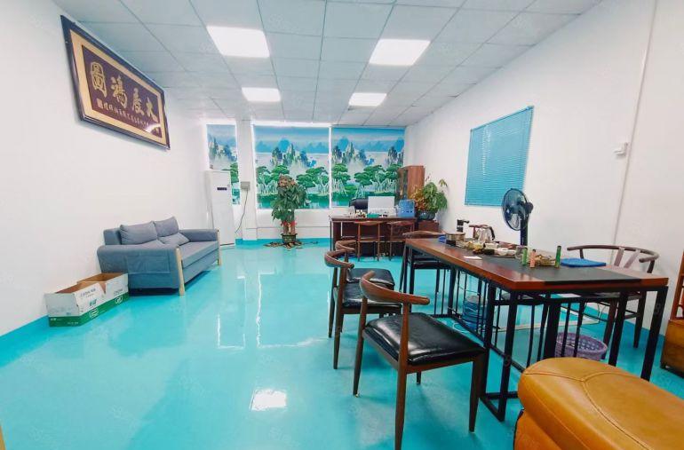 沙井新桥楼上1000平带装修低价厂房出租工业园一楼仓库分租