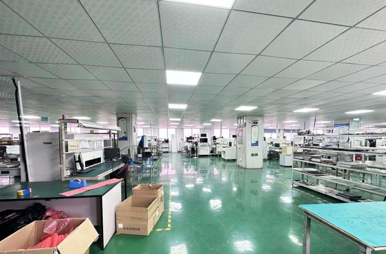 原房东沙井地铁口楼上500平精装修厂房办公室出租可分租好招工