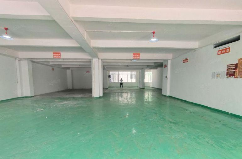 西乡，鹤洲大型工业园，一楼带装修600平厂房仓库出租，电到位