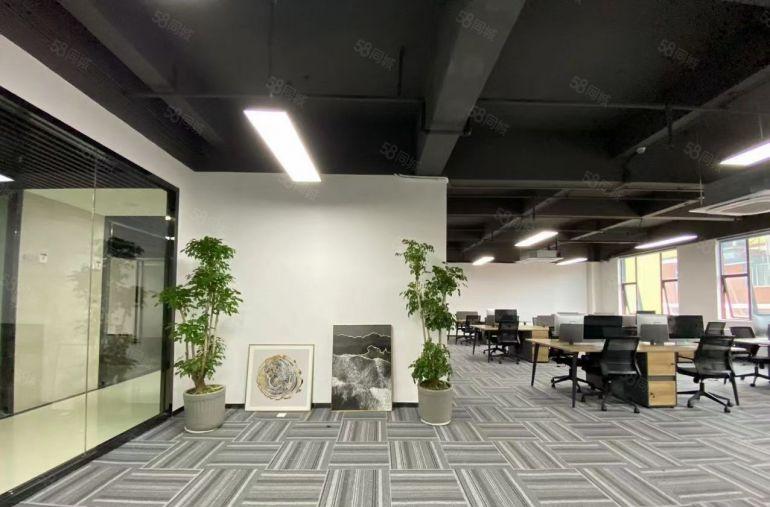 直租！精装办公仓库380平带隔间空调，有货梯，直租拎包办公！