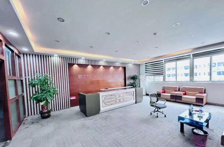 西乡固戍地铁口1285平精装修办公研发仓库厂房低价出租无公摊