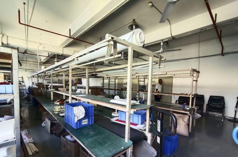 西乡宝田工业区650平精装修原房东地铁口实际面积厂房仓库出租