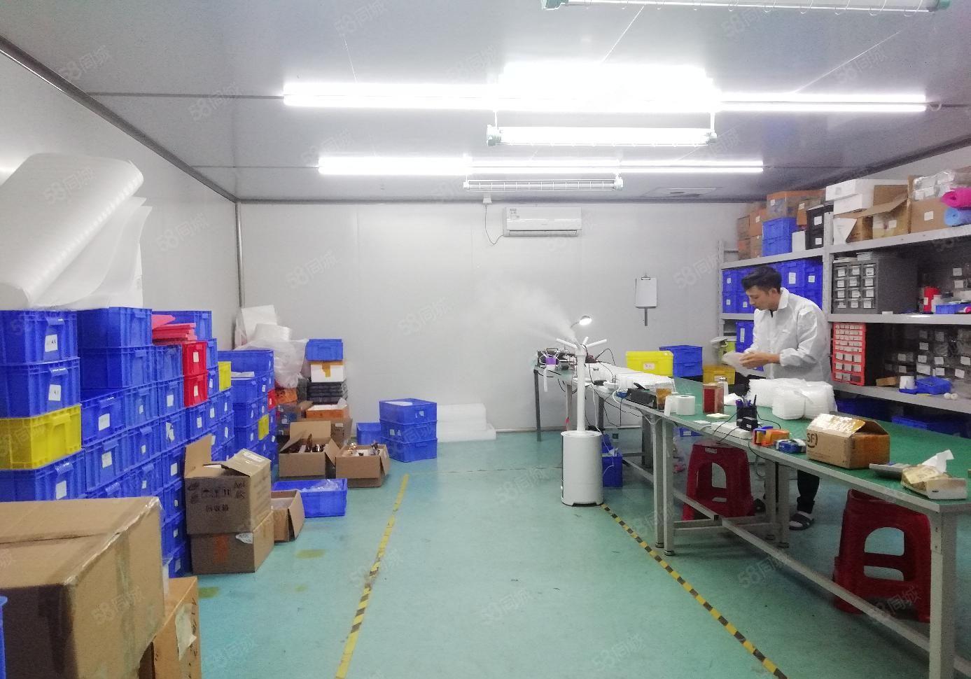 福永福海街道高速出入口，精装修厂房1000平方整层二楼