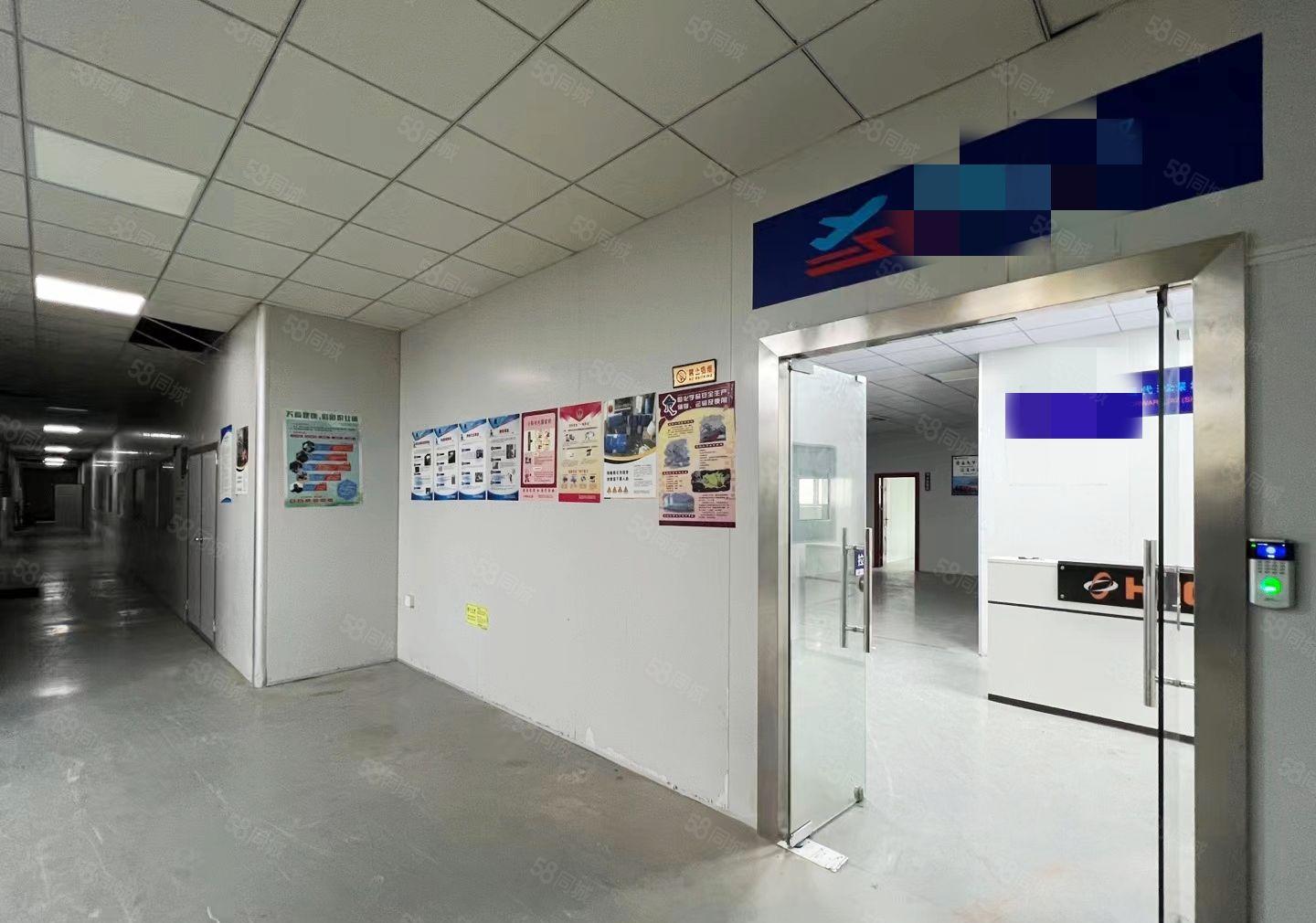 沙井后亭高新工业园楼上1500平方精装修厂房出租带精装修