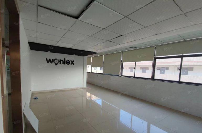 福永桥头地铁站楼上精装修1000平方办公室厂房低价出租空地大