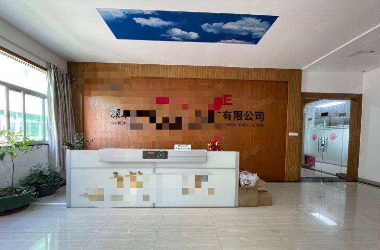 西乡九围工业区，带装修1100平整层厂房出租，可分租使用率高