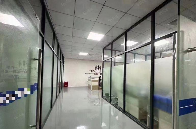 200平起分沙井新桥楼上2000平精装修工业园区厂房出租低价