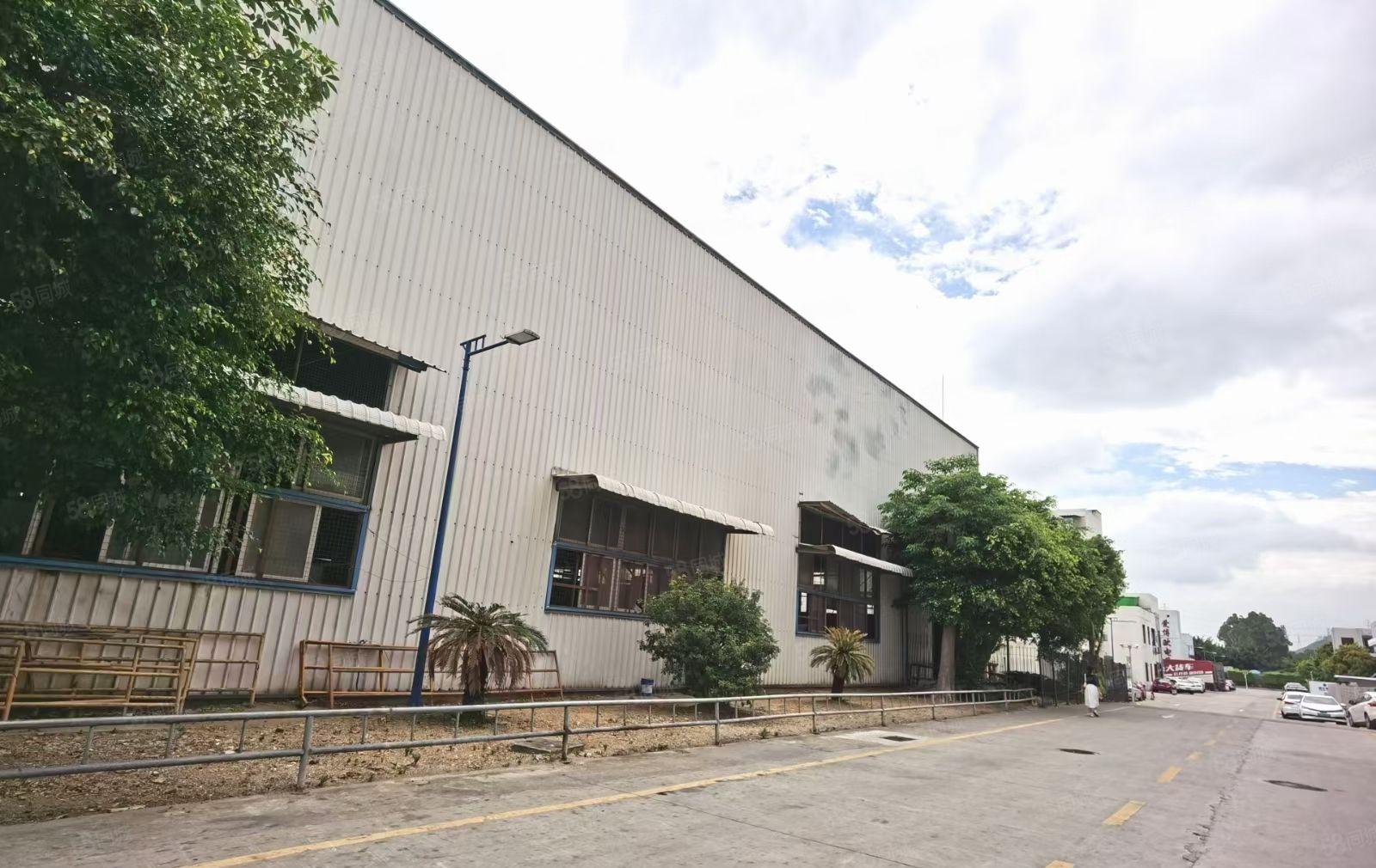 松岗一手房东独院一楼单一层标准钢钩9200平出租可分租