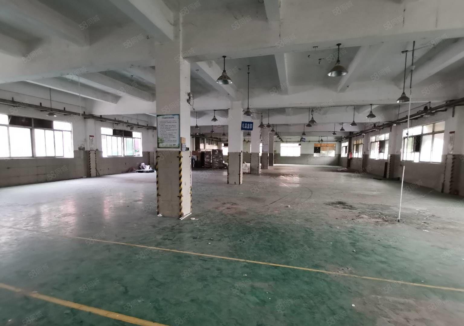 西乡洲石路旁独院分租一楼300平快递物流仓储可进出17米拖头