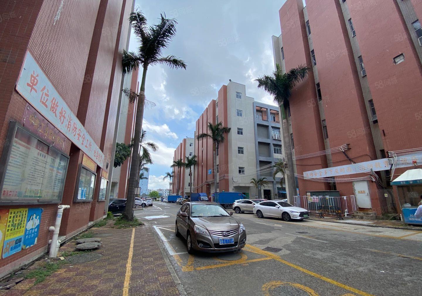 沙井地铁口大型工业园楼上1600精装修厂房出租分租仓库出租