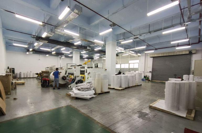 西乡钟屋1楼高6.5米电改园区1600平单层面积独院厂房出租