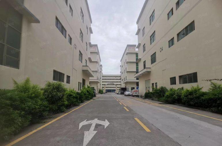 松岗潭头三楼500平带装修低价厂房出租工业园仓库分租空地大