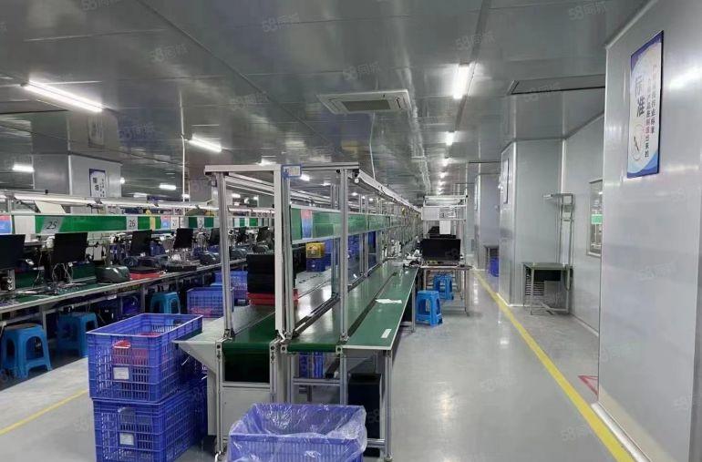 西乡银田工业园精装修1500平无尘车间厂房出租精密电子生物