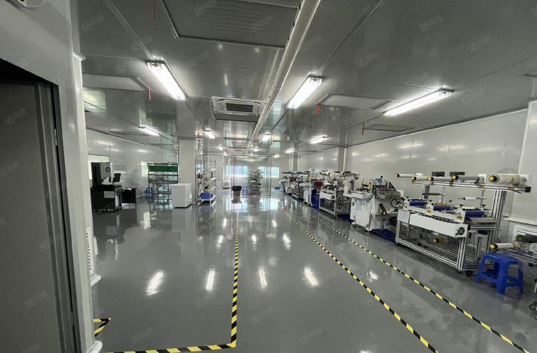 松岗广田路现有二楼无尘车间1500平出租无转让费精装