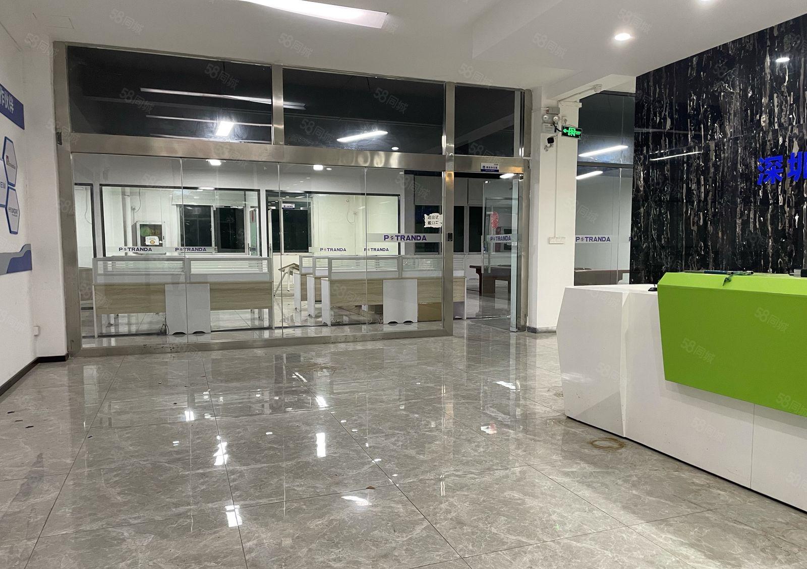 西乡主干道边1000平精装修厂房带空调傢私出租降价