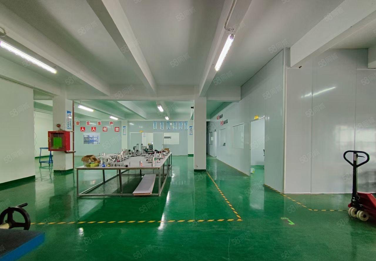 沙井后亭地铁站后亭工业园区独院楼上去800平精装厂房出租