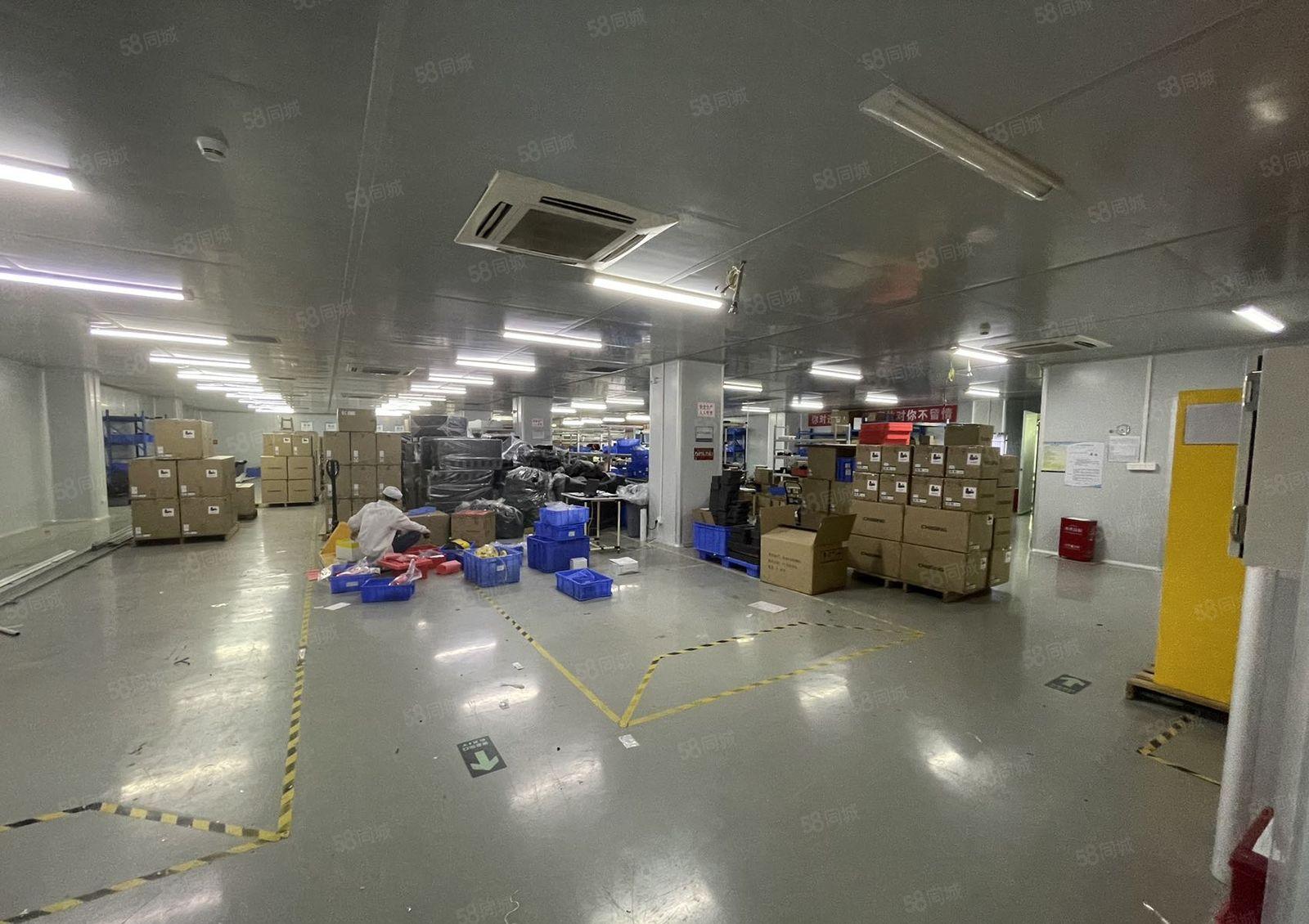 无尘车间无转让费！石岩塘头2楼2400平精装修低价厂房出租！