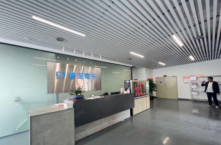 沙井新桥高速口800平带装修低价厂房仓库出租分租 空地大