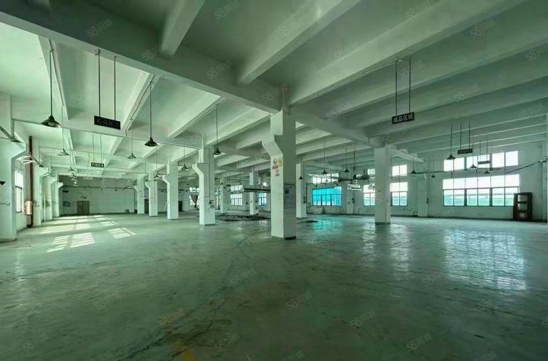 沙井新发工业园1.5万红本厂房出租大小可分200起分一楼6米