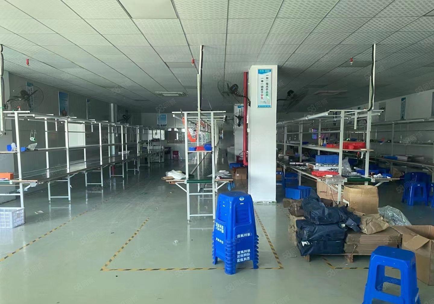 西乡臣田楼上精装3200平厂房出租，免转让费环境好