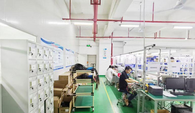 西乡固戍电改园区500平精装修宝安大道边组装电子电商厂房出租