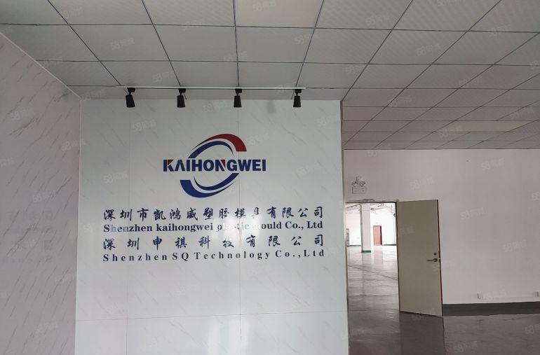 沙井沙三楼上1400平厂房出租有精装修前台办公室水电齐全