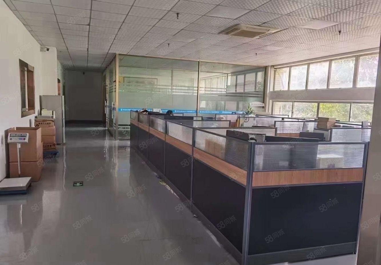 200平分租沙井大型成熟园区厂房出租带装修一楼空地大停车位多