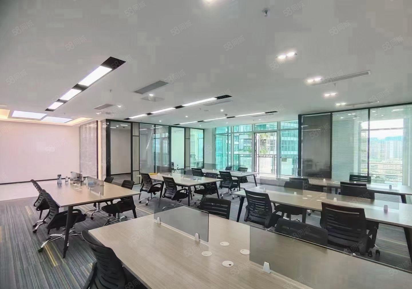 西乡固戍，新建甲级办公楼，318平精装修，万科物业，清盘价！